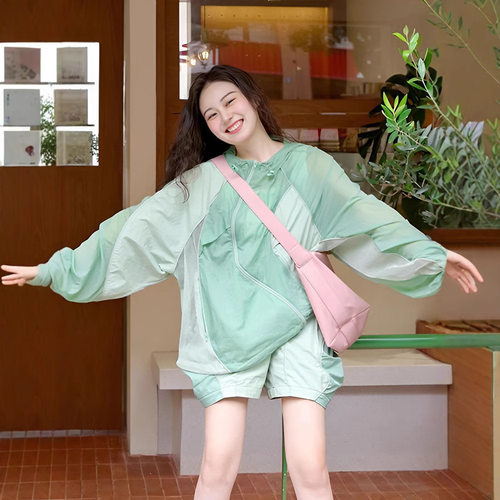 山系运动套装女夏日户外穿搭
