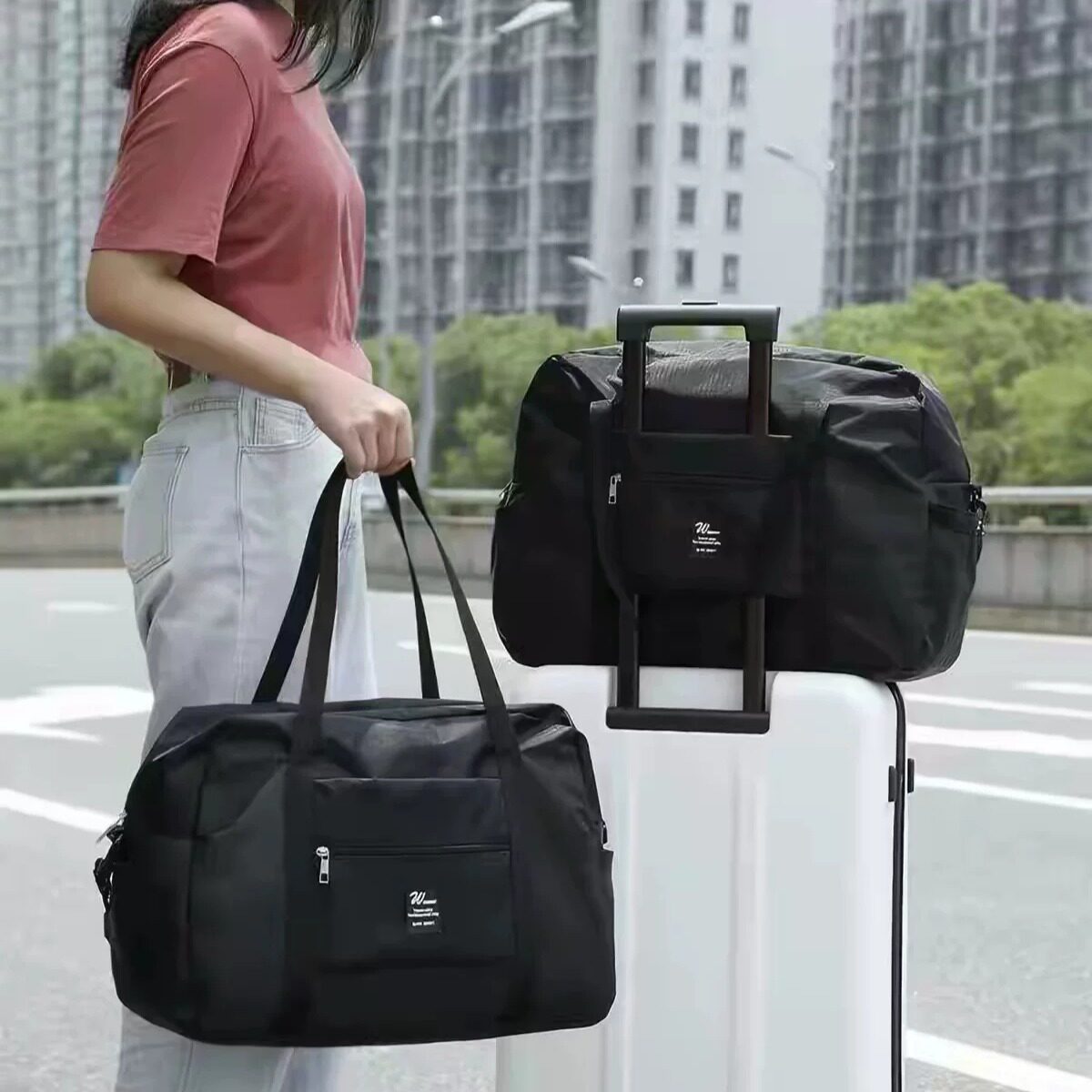 大容量旅行包女可折叠行李待产包