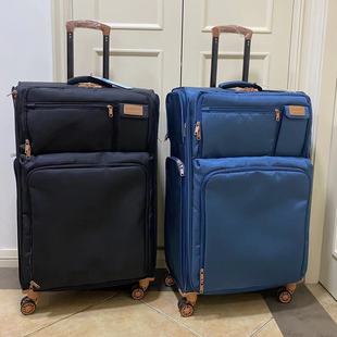 超轻多口袋防爆拉链拉杆箱防泼水牛津布大容量旅行箱可拓展行李箱