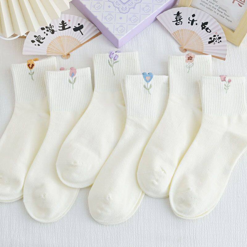 袜子可爱女中筒ins韩版学院女袜
