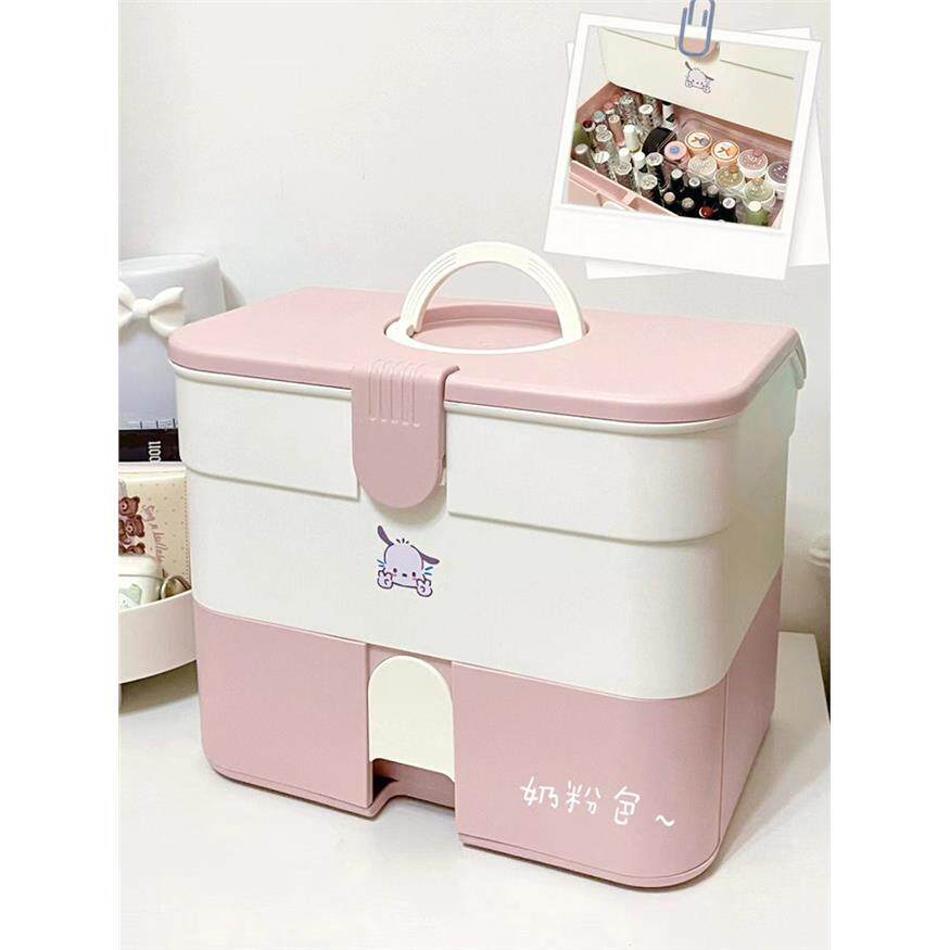 美甲收纳盒指甲油胶专用光疗机工具箱大容量抽屉式便携式郊游专业