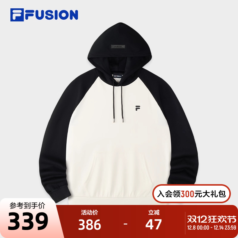 FILAFUSION斐乐针织连帽上衣