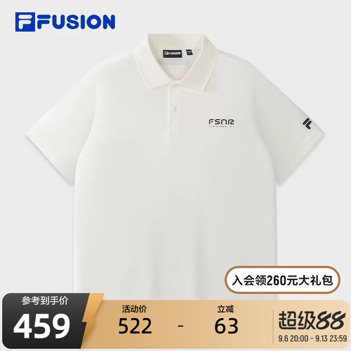 FILAFUSION斐乐潮牌短袖POLO