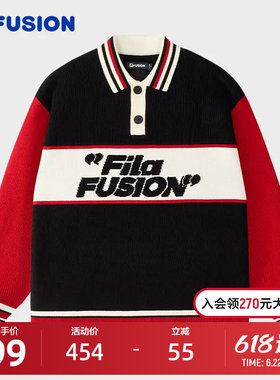 FILAFUSION斐乐中性编织衫