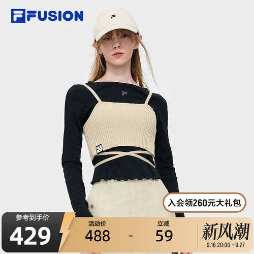 FILAFUSION斐乐长袖T女子