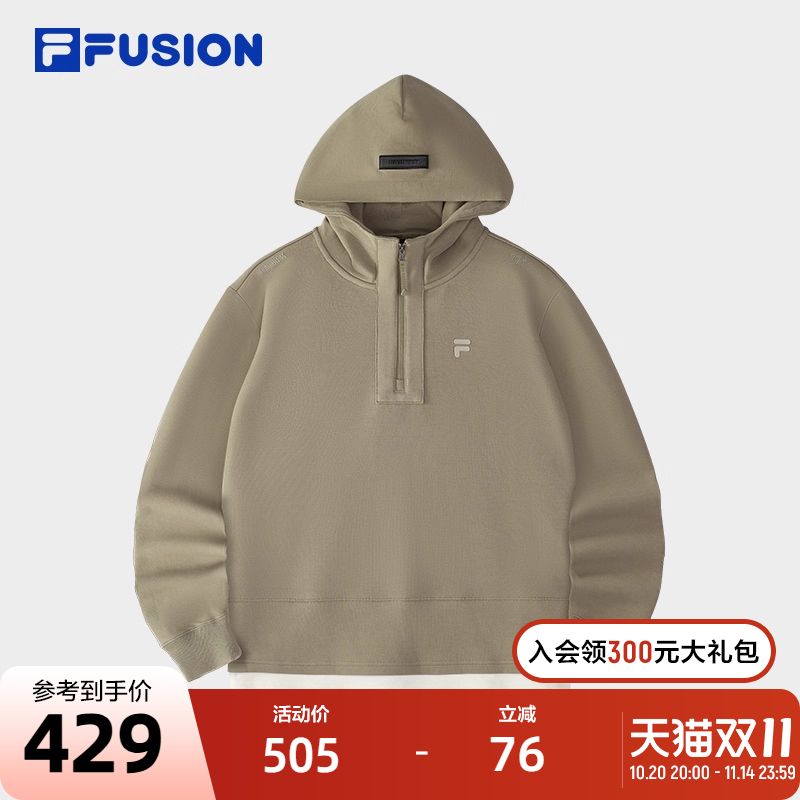 FILAFUSION斐乐女子连帽卫衣