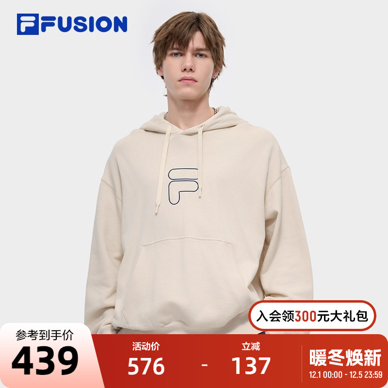 FILAFUSION斐乐连帽卫衣男子