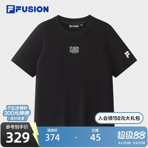 FILAFUSION斐乐女子短袖T