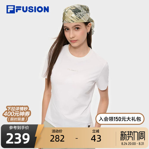 FILAFUSION斐乐女子短袖T