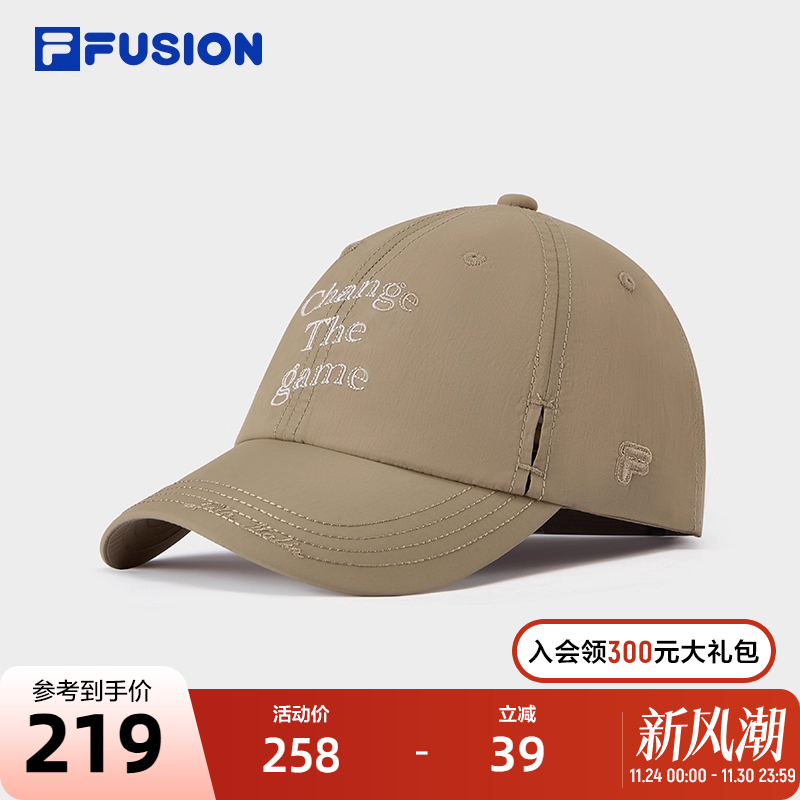 FILAFUSION斐乐男女同款棒球帽
