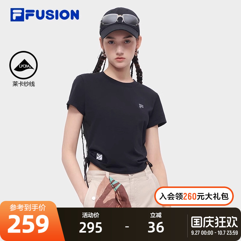 FILAFUSION斐乐女子短袖T