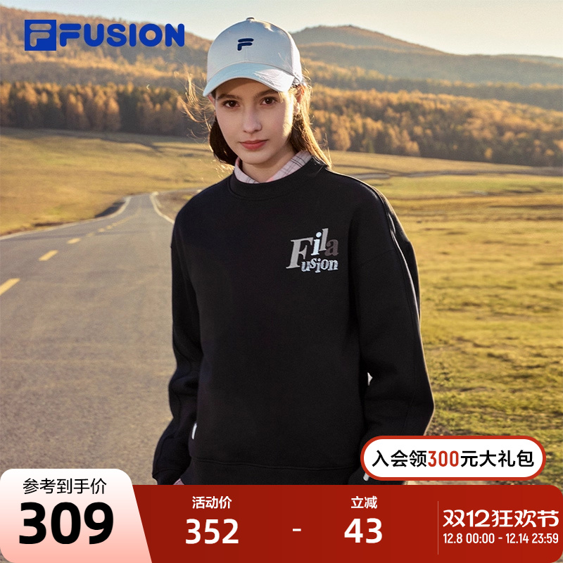 FILAFUSION斐乐套头卫衣女子