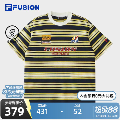FILAFUSION斐乐潮牌短袖T