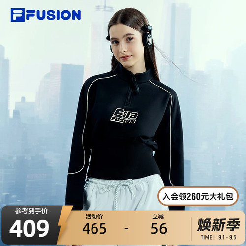 FILAFUSION斐乐女子套头卫衣