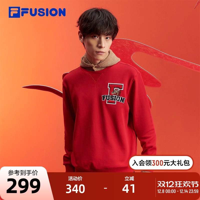 FILAFUSION斐乐男士针织套头衫