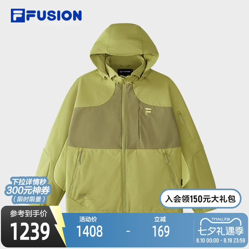 FILAFUSION斐乐男子梭织上衣
