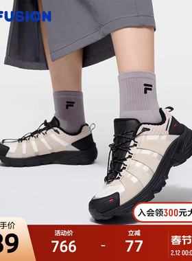 FILA FUSION斐乐潮牌女鞋COMO X WE机能潮鞋2025冬新款加绒跑步鞋