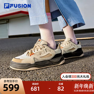 轻便女鞋 II板鞋 2024新款 运动鞋 女 FILA 休闲鞋 FUSION斐乐潮牌BANK