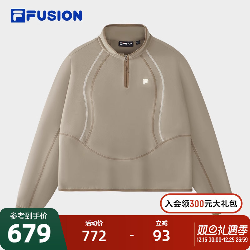 FILAFUSION斐乐潮牌套头卫衣