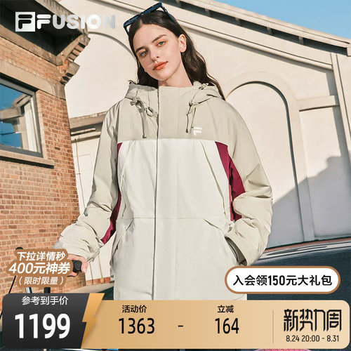 FILAFUSION斐乐潮牌情侣棉服