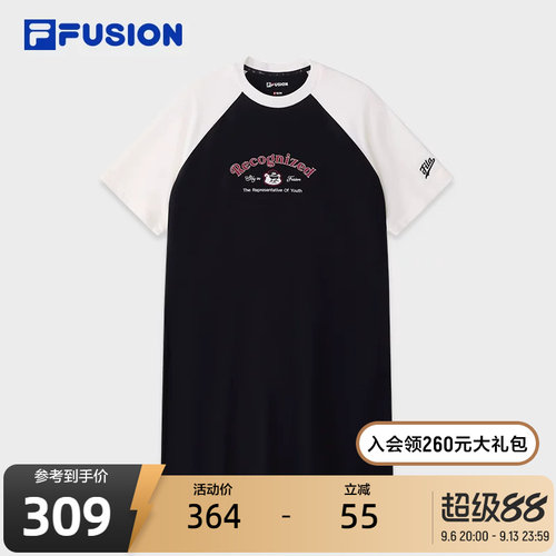 FILAFUSION斐乐连衣裙女子