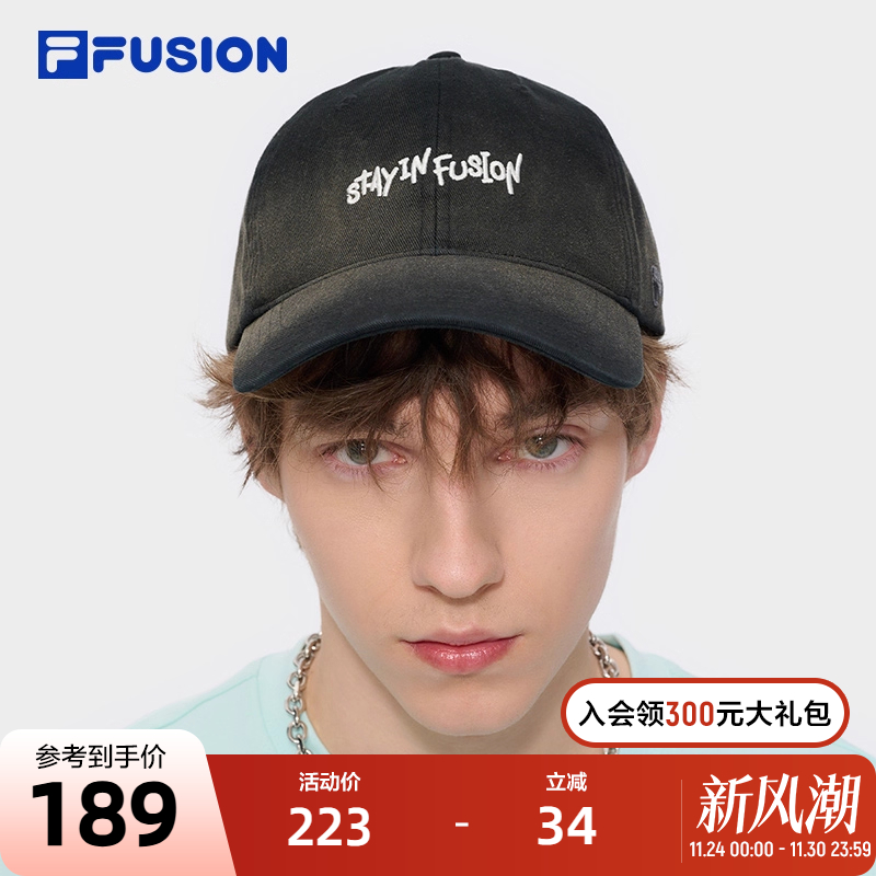 FILAFUSION斐乐情侣棒球帽