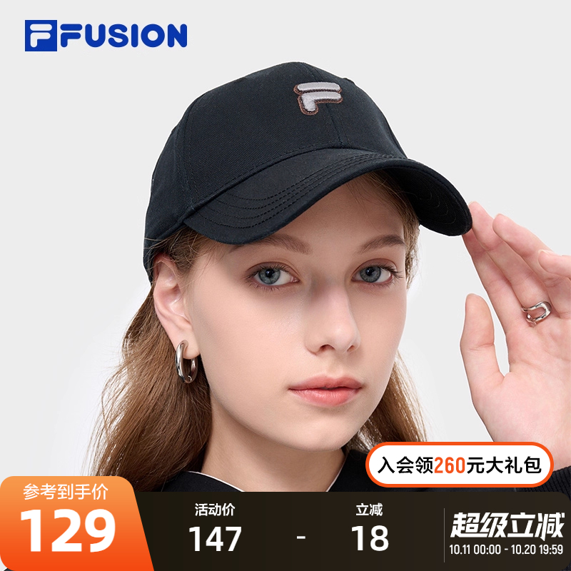 FILAFUSION斐乐情侣棒球帽