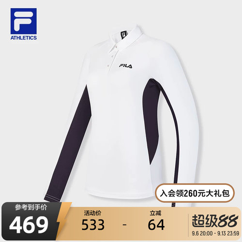 FILA斐乐女子长袖POLO
