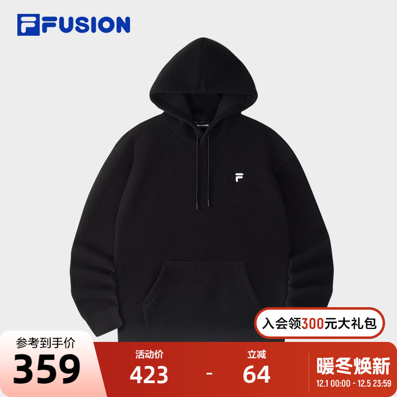 FILAFUSION斐乐针织连帽上衣