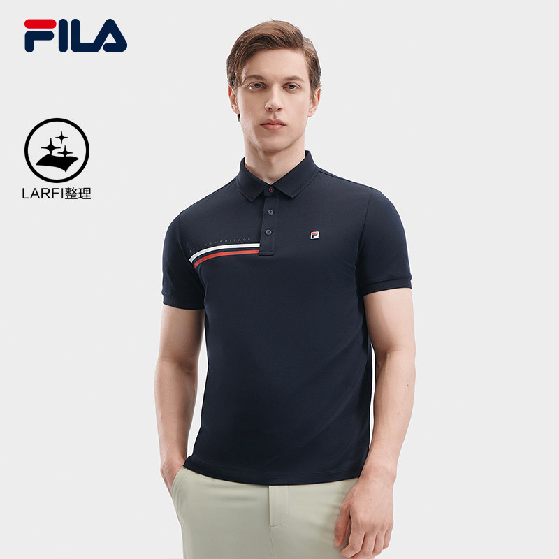 FILA斐乐翻领短袖POLO衫男2024夏季新款商务透气针织运动T恤上衣,运动服/休闲服装,运动POLO衫,淘宝优惠券,粉丝福利购,淘宝优惠卷