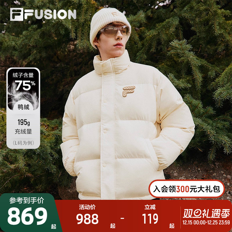FILAFUSION斐乐羽绒服情侣