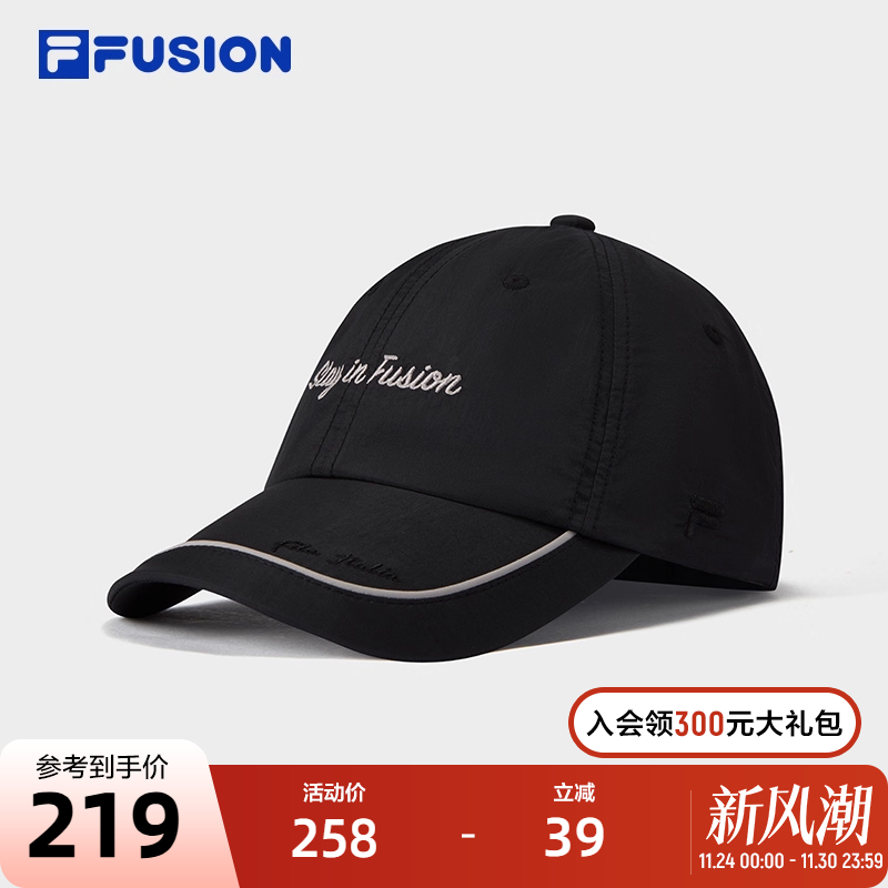 FILAFUSION斐乐情侣棒球帽