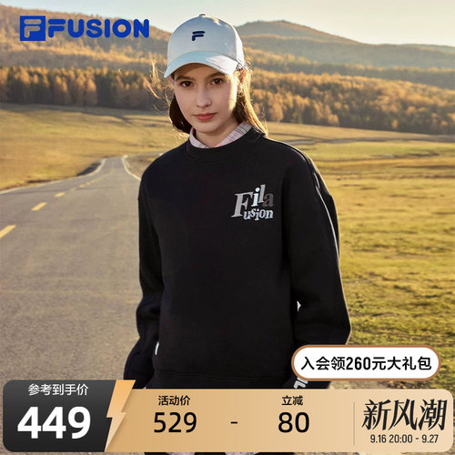FILAFUSION斐乐套头卫衣女子