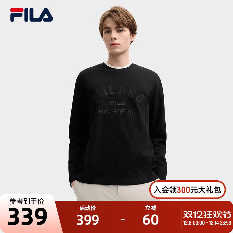 FILA斐乐男子休闲长袖T
