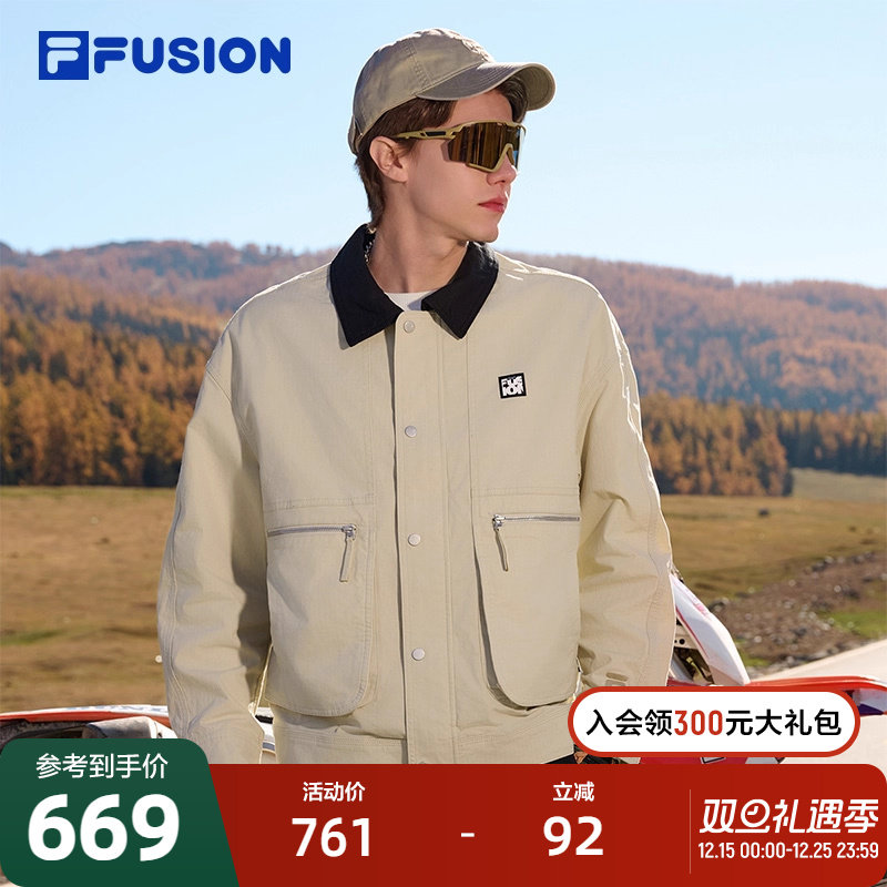 FILAFUSION斐乐男子梭织上衣