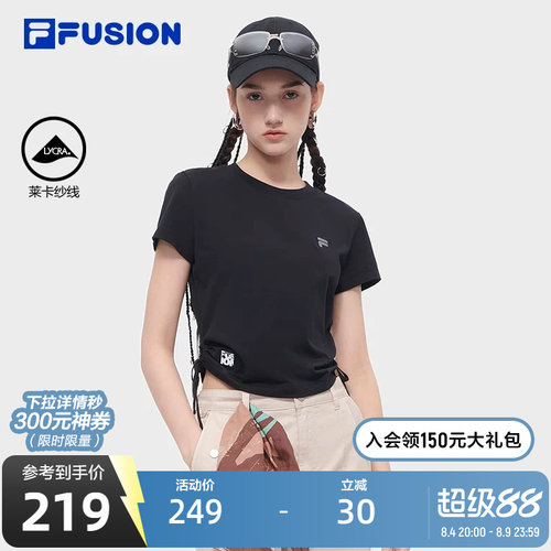 FILAFUSION斐乐女子短袖T