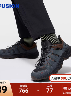 FILA FUSION斐乐潮牌男鞋COMO X WE机能潮鞋2025冬新款加绒跑步鞋