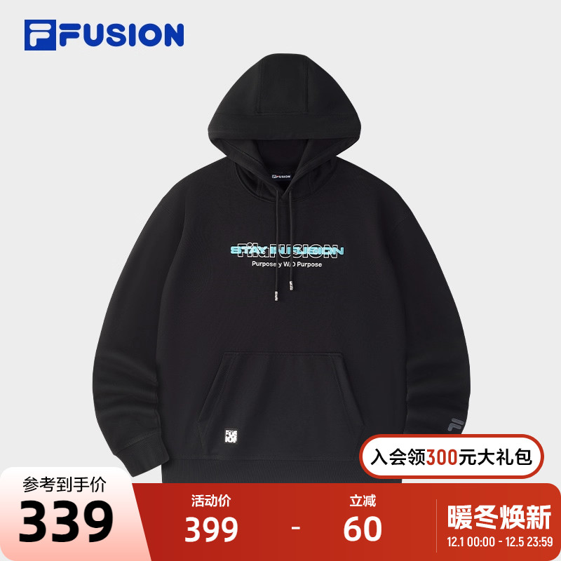 FILAFUSION斐乐男子连帽卫衣