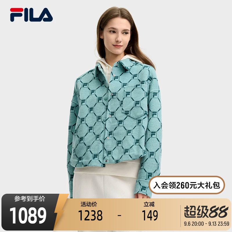 FILA斐乐女子时尚呢子外套