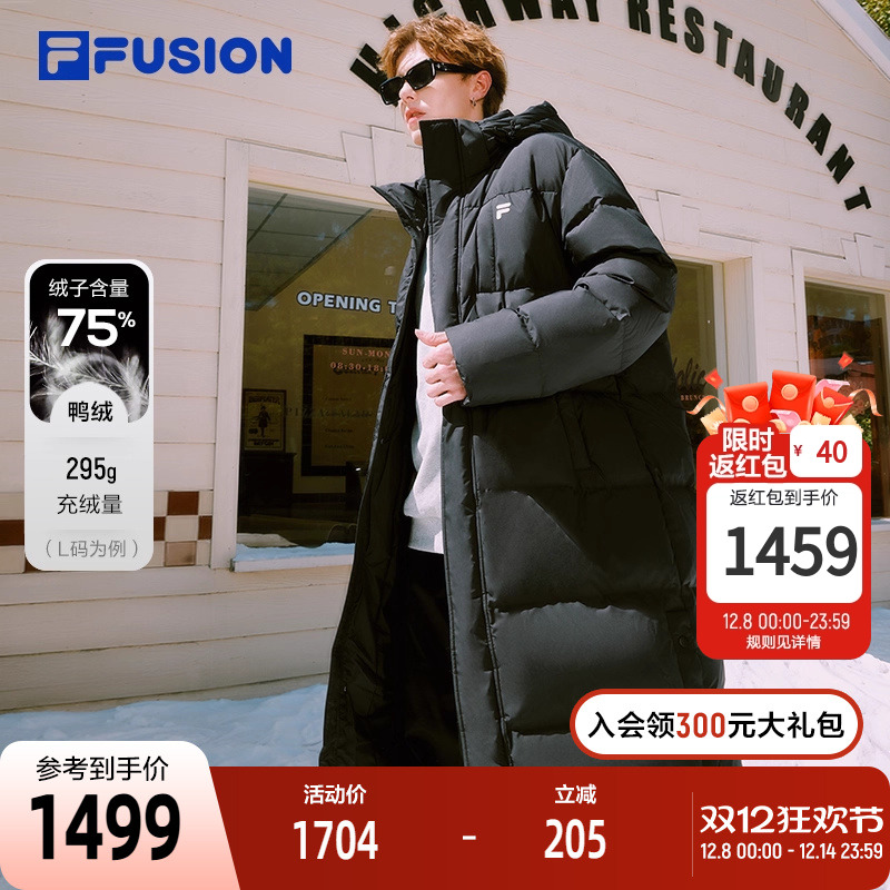 FILAFUSION斐乐情侣长羽绒服