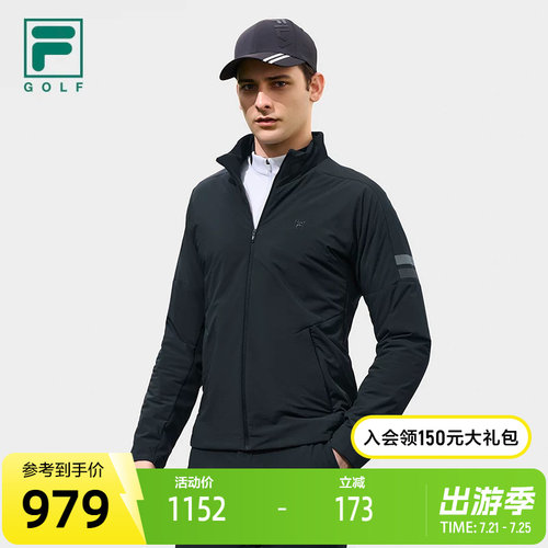 斐乐男士棉服Fila高尔夫运动外套