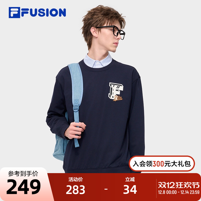 FILAFUSION斐乐男士针织套头衫