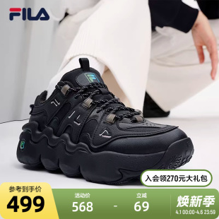 加绒老爹鞋 FILA 休闲鞋 2022冬新复古篮球鞋 PANINI斐乐女鞋 运动鞋