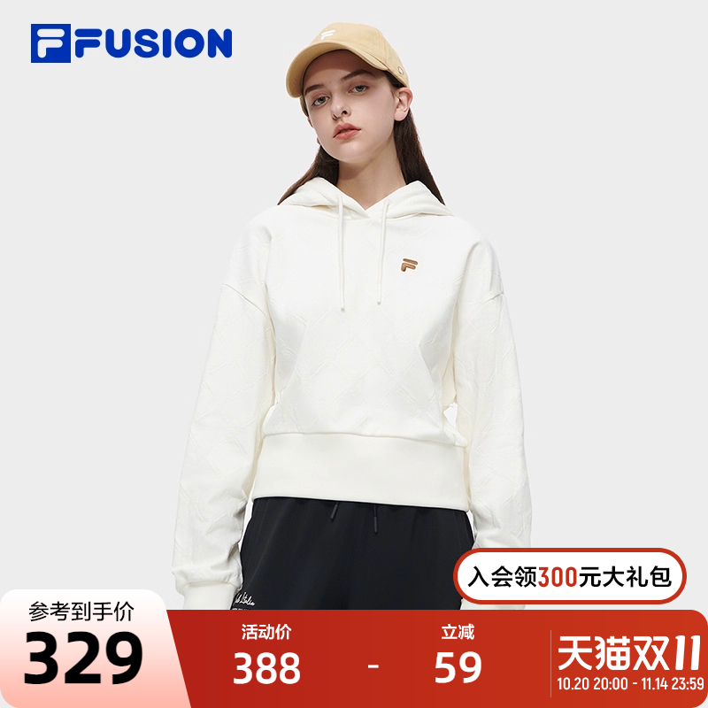 FILAFUSION斐乐潮牌连帽卫衣