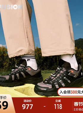 FILA FUSION斐乐潮牌男鞋COMO X机能潮鞋2026春新款跑步鞋运动鞋
