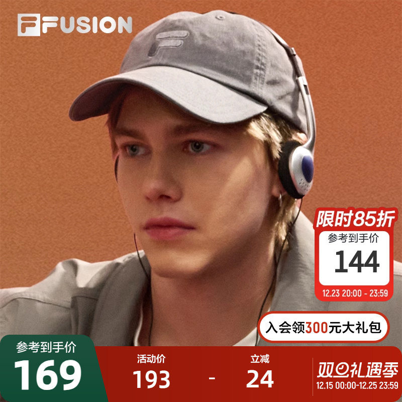 FILAFUSION斐乐情侣棒球帽