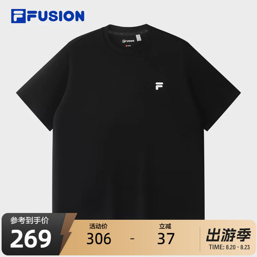 FILAFUSION斐乐情侣短袖T