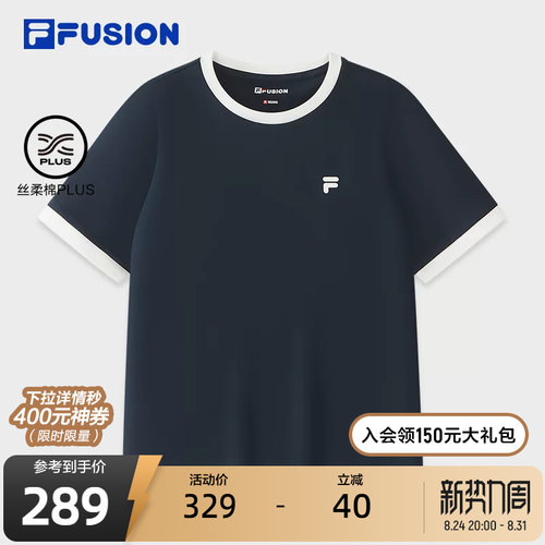 FILAFUSION斐乐女子短袖T