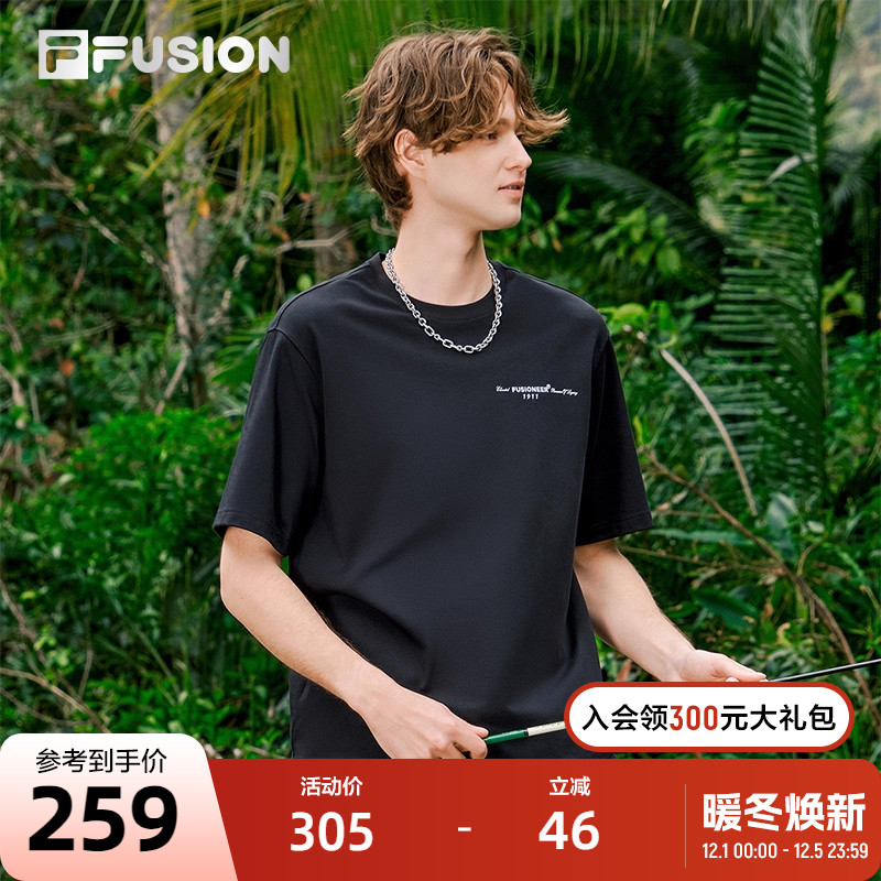 FILAFUSION斐乐男子短袖T