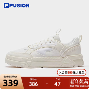 CVS板鞋 2024秋季 FILA 休闲滑板鞋 BANK 新款 FUSION斐乐潮牌女鞋